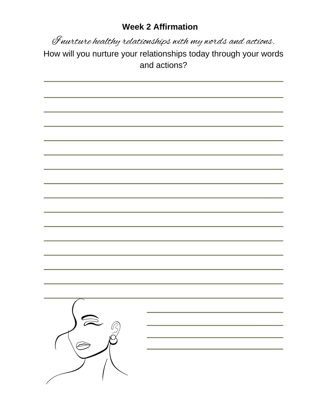 She Builds 52 Week Affirmation Journal